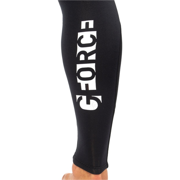 2026 Gul Mens G-Force 3mm Back Zip Flatlock Wetsuit GF1305-B7 - Black